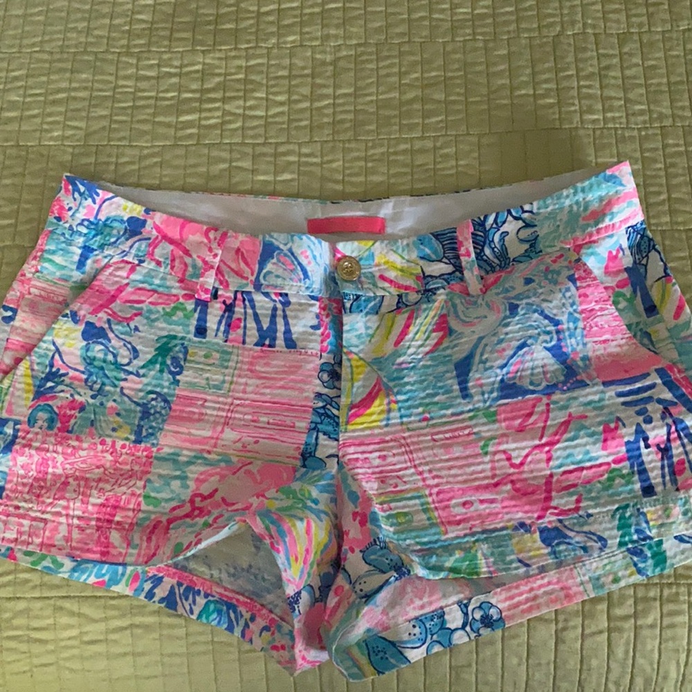 Lily Pulitzer patchwork shorts